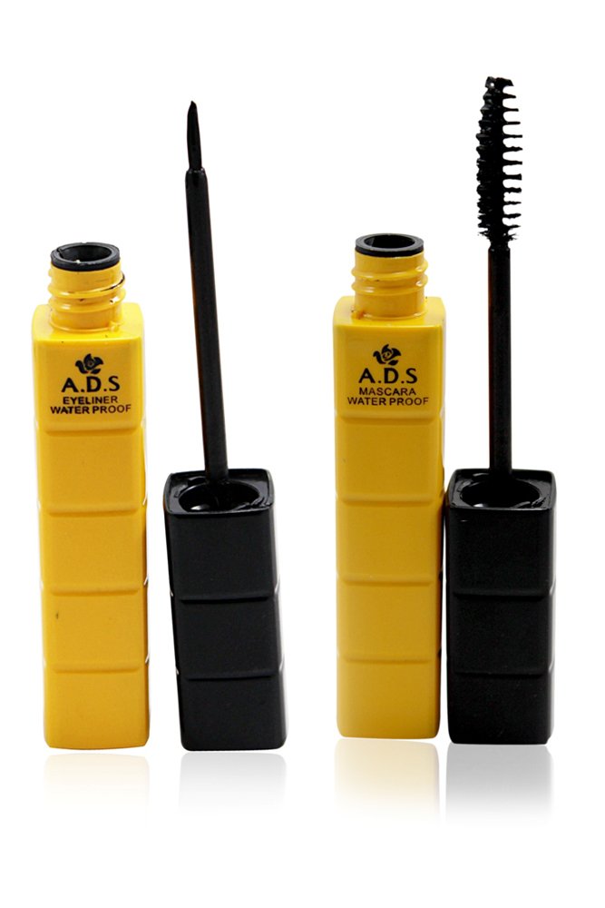 Adbeni Waterproff Length Fiber Extension Eyeliner & Mascara, 10ml Each (CDYLW)