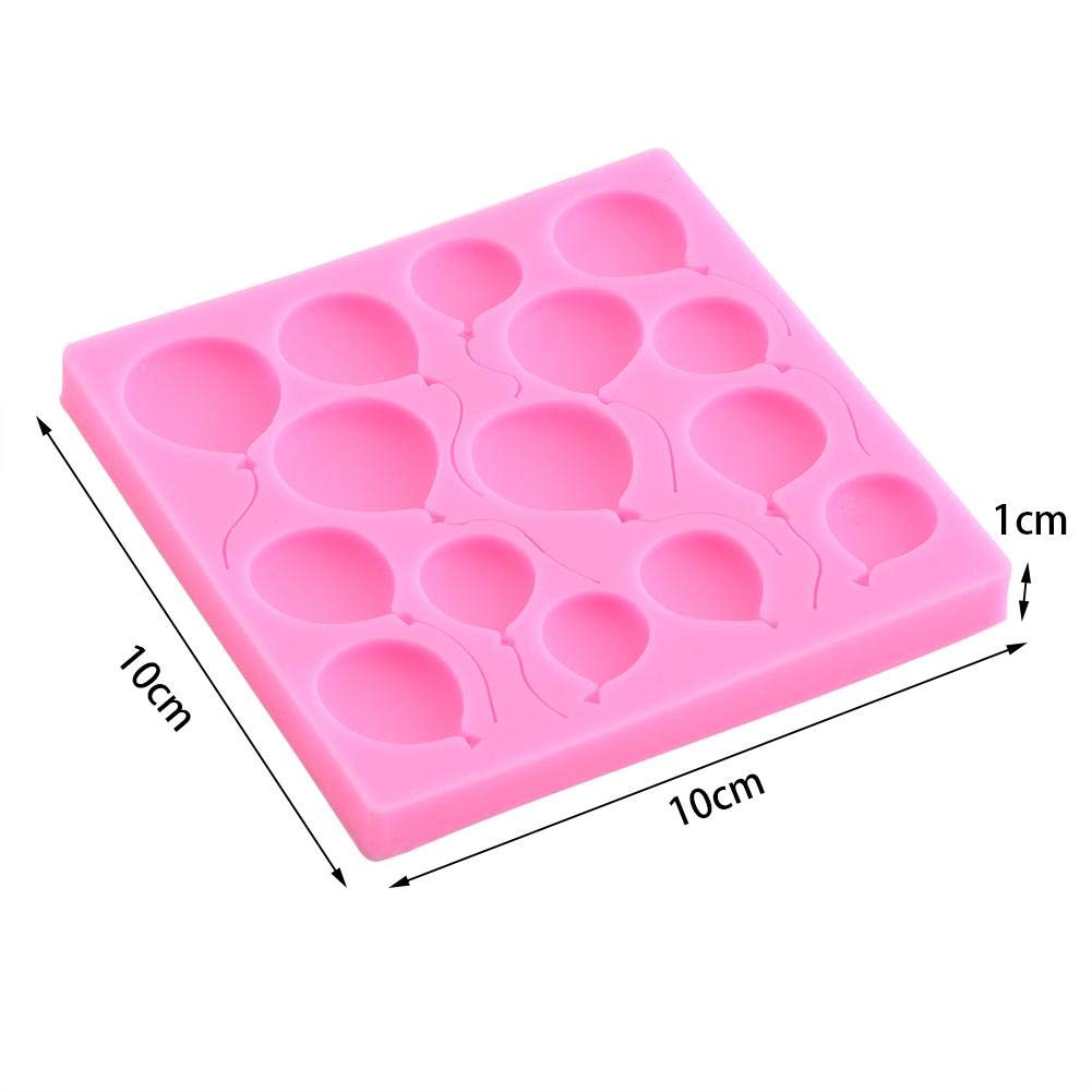 Stampo in Silicone Fondente, palloncini creativi in ​​silicone 3D Palloncini in silicone Stampo per torta fondente Stampo per cioccolato Sugarcraft Decorazione strumento fai da te(Grigio)