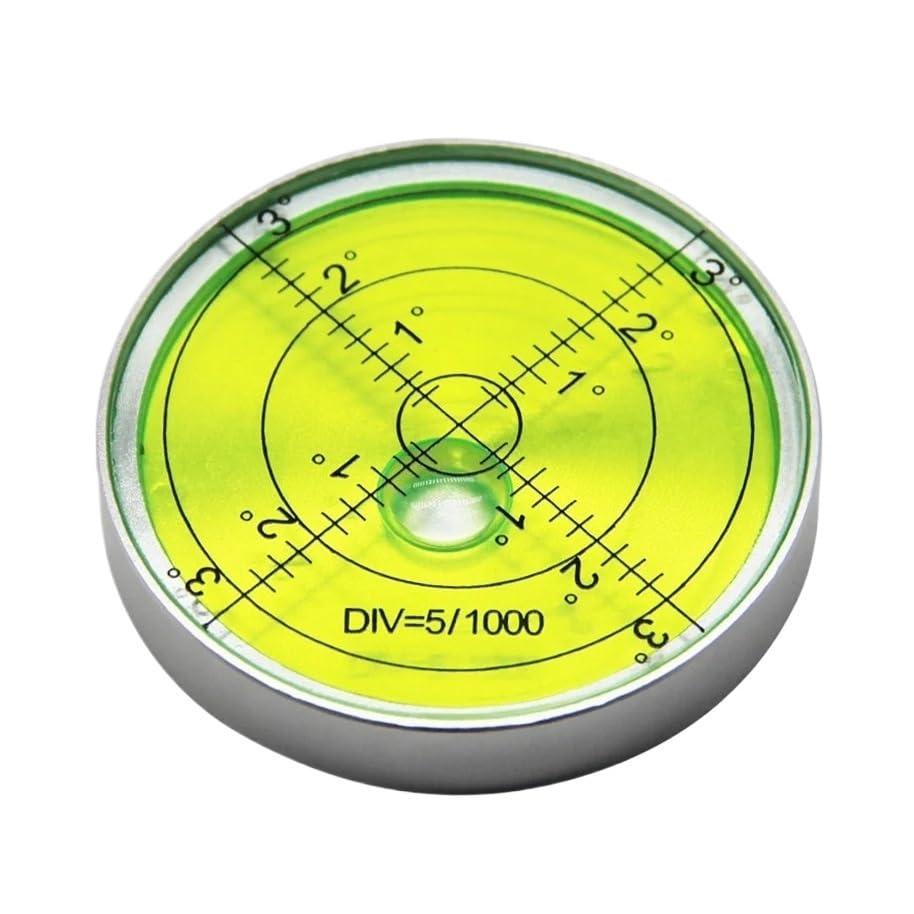 Magnetic Level Gauge high Precision Round Small Household Level Bubble 60 * 10mm(F)
