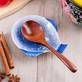 2 Pack Ceramic Spoon Rest for Kitchen Counter ,Spoon Holder for Stove Top, Large Size Spoon Rest for Kitchen Stove Top… 513ocaBH41L. SS280