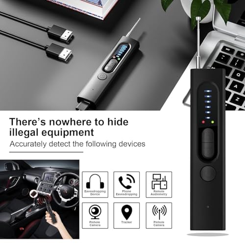 Image of TMY Hidden Camera Detector, Anti-Spy Detector, Hidden Device GPS Detector, Camera Detector, Bug Detector, Privacy Protector, Signal Scanner for Hotels Office Home Travel(TMYPP17)