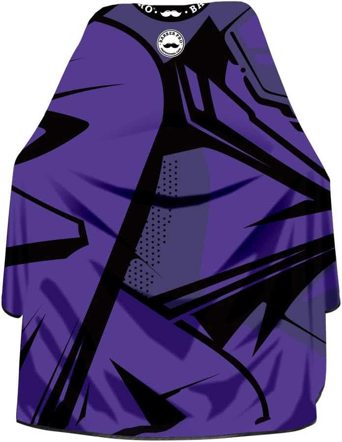 Barber Cape for men, Hair Cutting Cape with Adjustable Snap Closure, Salon Cape, Hairdressing Cape for Hairstylists
