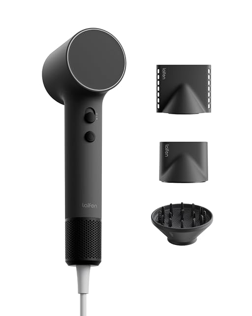 Laifen Air Pro High Speed Ionic Hair Dryer with Diffuser, Midnight Black — $84.99 (15% off)