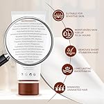 2PACK, Hair Removal Cream for Women & Men Sensitive Skin, Natural Extracts Depilatory Cream for Bikini Line Legs Arms Underarms, Dermatologically Tested Painless Hair Remove Gel with Applicator Tool - Image 2