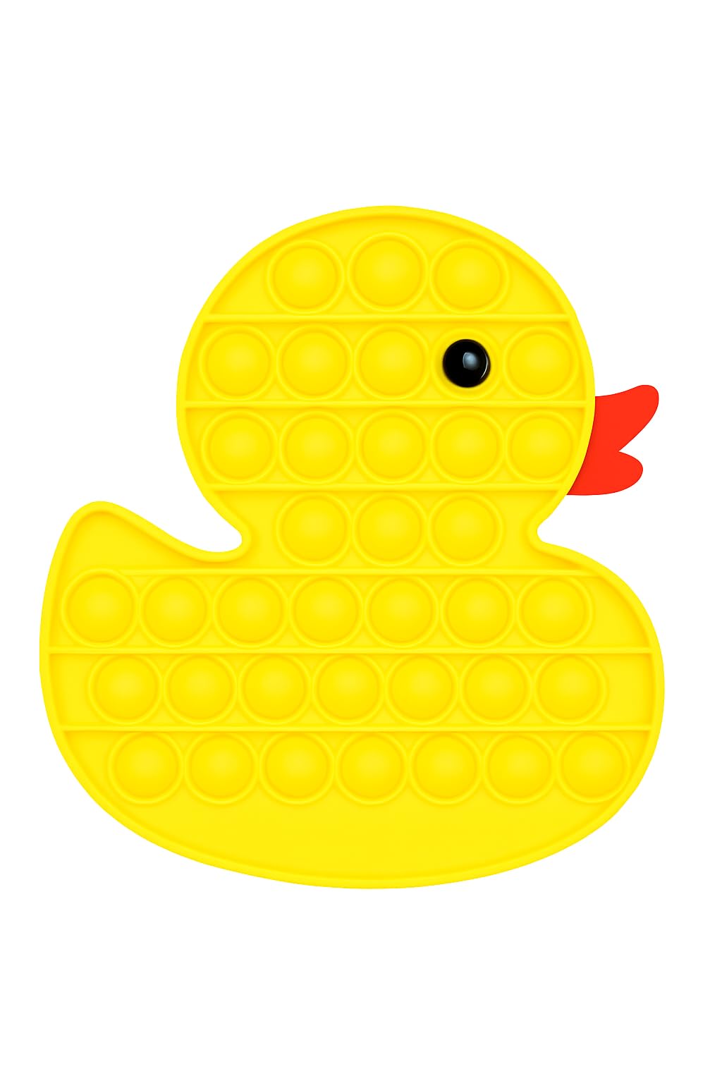 RANZAH Duck Pop It Fidget Toy for Kids & Adults, Silicone Sensory Bubble Popping Toy, Stress Relief Anxiety Toy