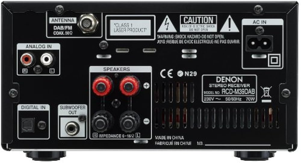 Denon - DENON - DM39DAB CD/DAB/DAB+ /FM/USB MICRO SYSTEM : Amazon