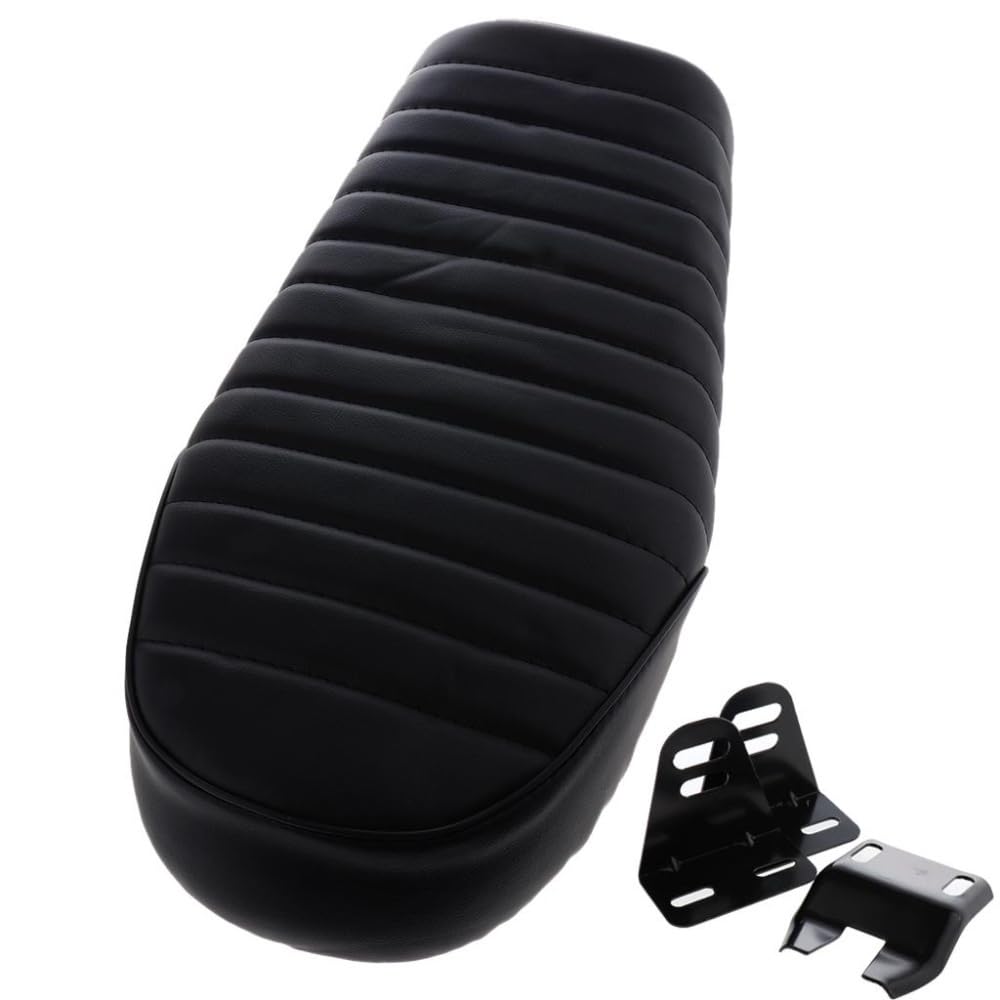 Cojín CG 125 vintage de rayas para asiento de moto custom y estilo retro 6