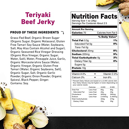 Beef Jerky Variety Pack By Country Archer, Original, Teriyaki, Mango Habanero, Protein Snack Packs, 2.5 Ounce, 3 Pack #TOP5
