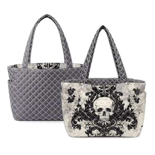 Bolso Tote Grande Acolchado Reversible para Mujer miniatura 1