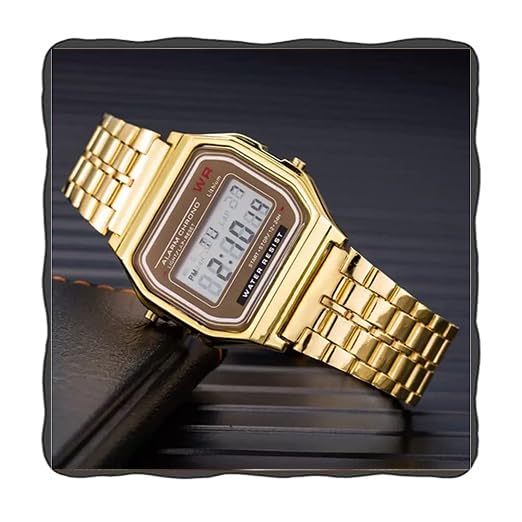 Image of Acnos Premium Brand Digital 4 Colours Square Dial Unisex Wrist Watch for Men Women Pack of 1 (WR)