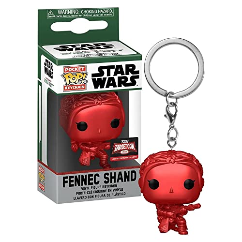 Funko POP! Keychain: Star Wars - Fennec Shand 2022 Limited Edition Exclusive, Red