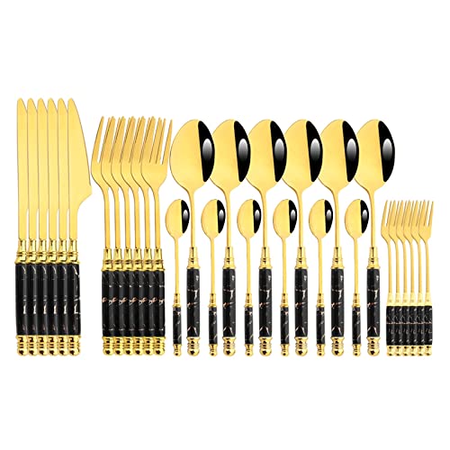 Set Cuchillos Cocina 30 Piezas Acero Inox