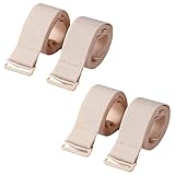 PurpleYu 2 Pairs Women Convertible Plain Bra Straps Replacement for Women Bra 25mm Width 18' and 21' Long (Nude)