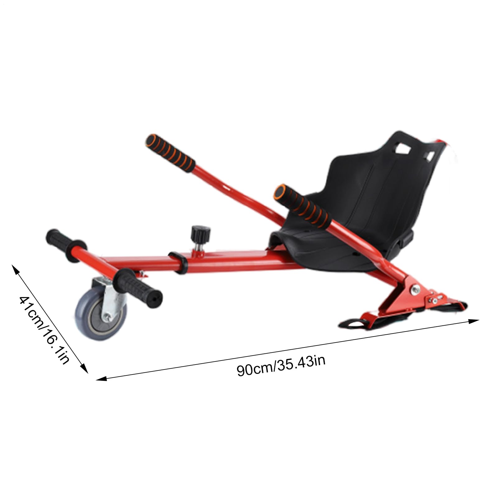 Retorno Attacco per sedile kart, attacco per hoverboard,Scooter autobilanciante con lunghezza del telaio regolabile - generali per go kart, monopattini adatti per bambini e adulti