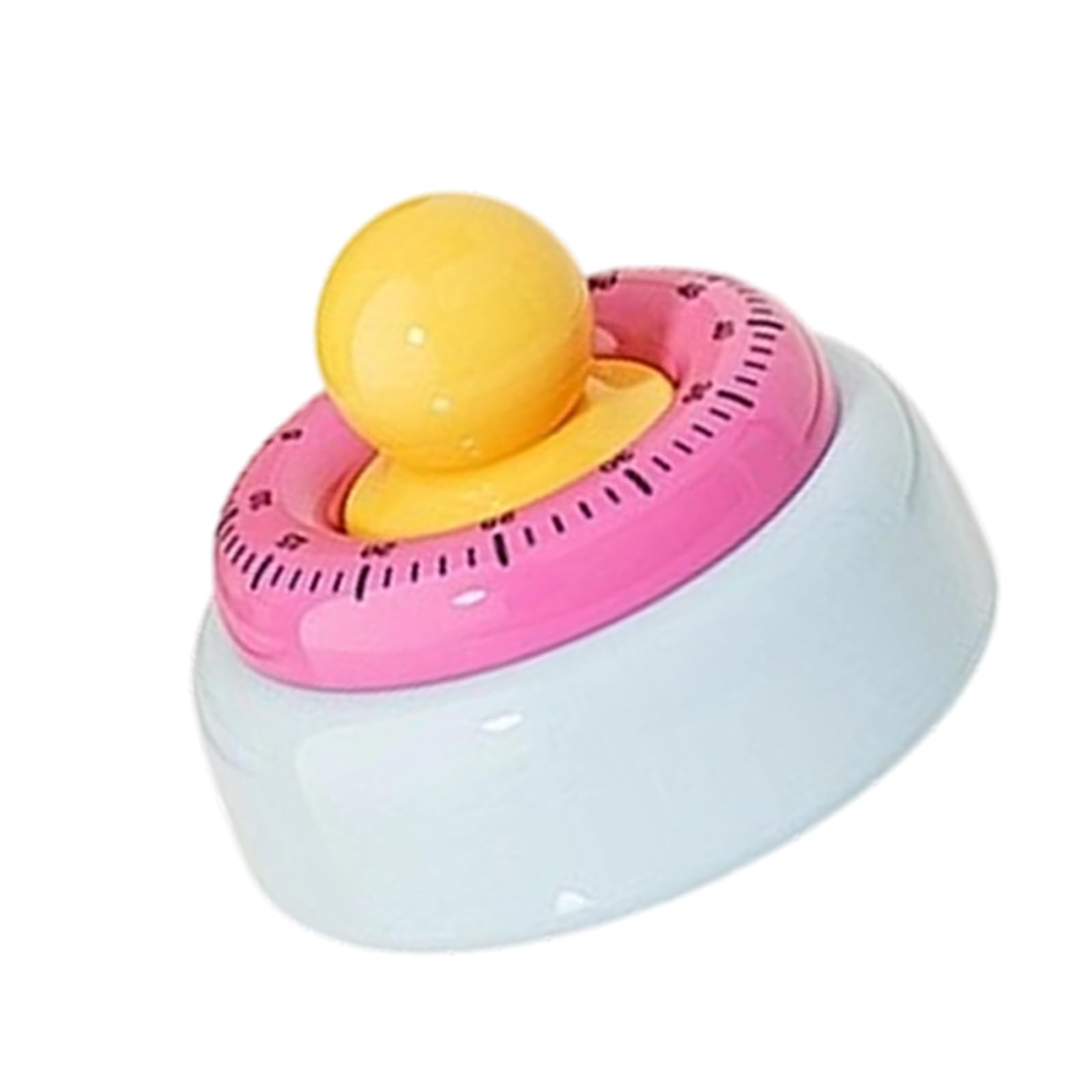 Whoasyst Dials Operated Timer Featuring Strong Adhesive Magnet and Quiet Functionality for Various Settings Mechanical Clock for Cooking