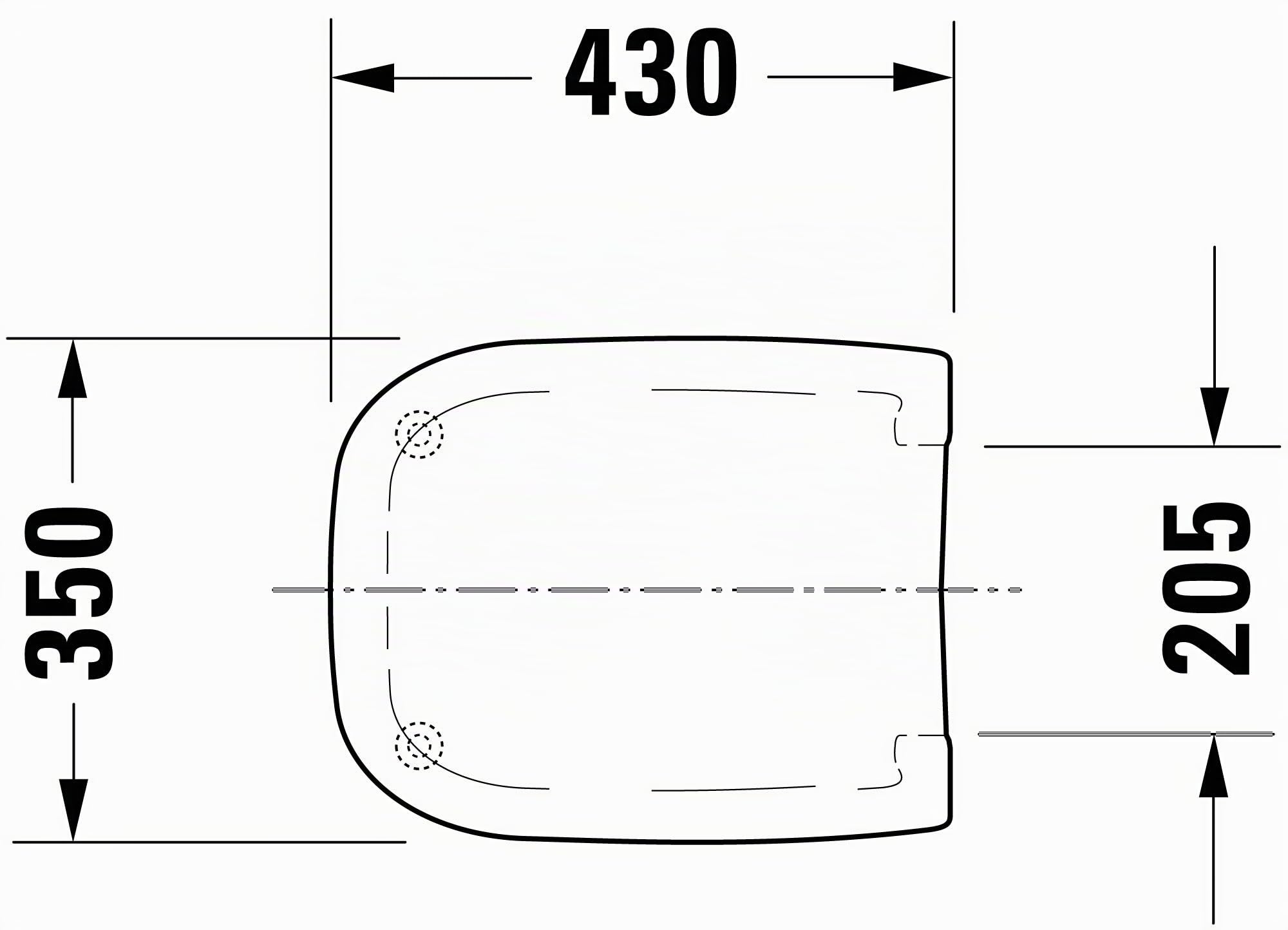 Duravit D-Code tapa WC, asiento de inodoro de urea duroplast, tapadera wc con bisagras de acero inoxidable, tapa de wc en forma de D, tapa de inodoro blanco