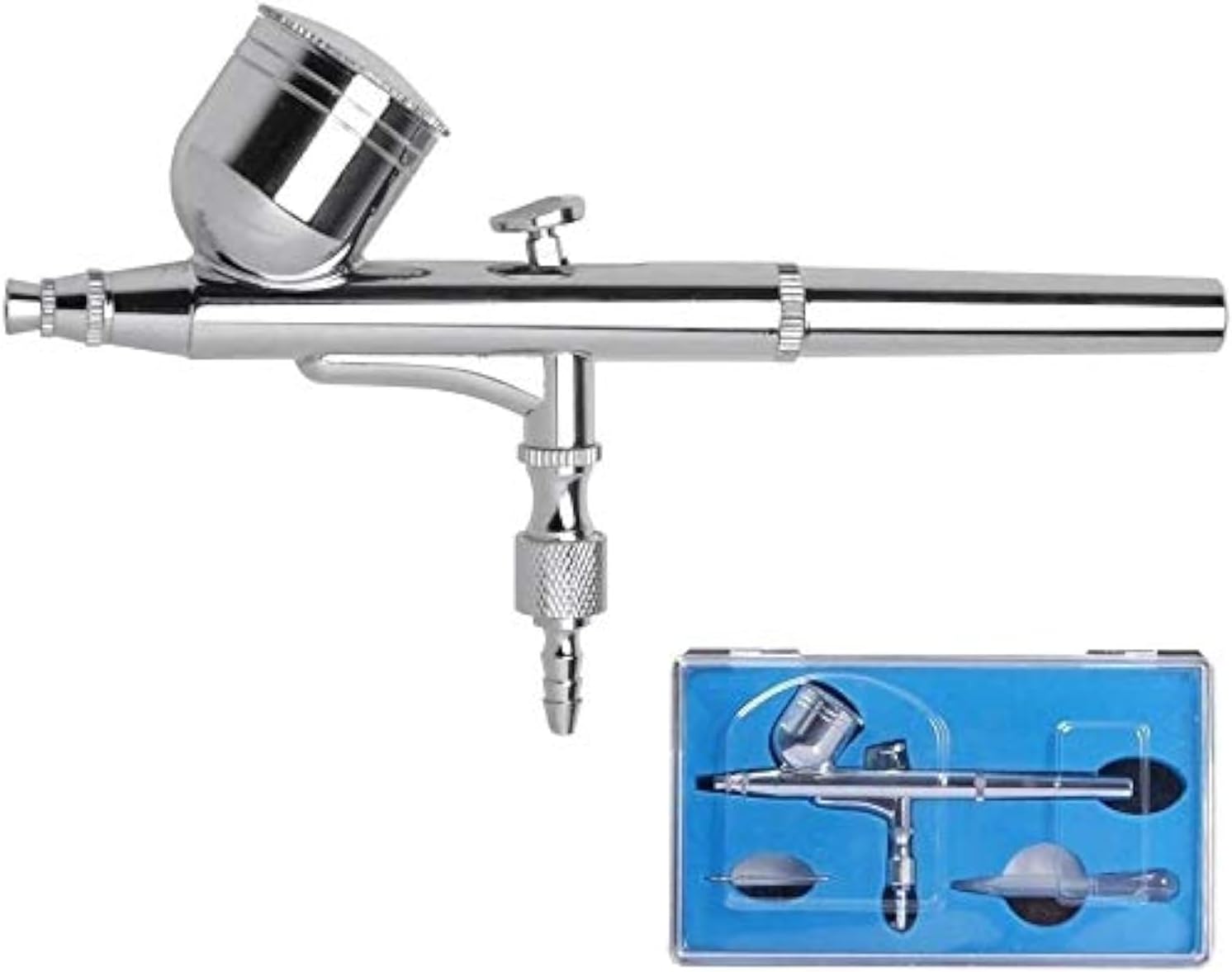 0.3mm Gravity Feed Dual-Action Airbrush Paint Spray Gun Kit Set