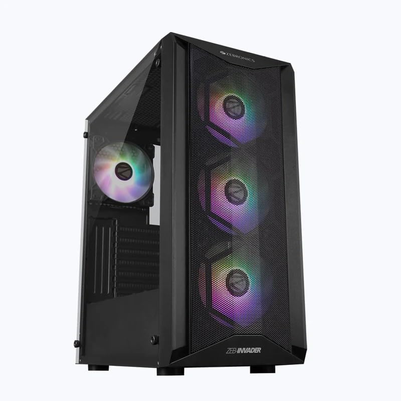 kharidiyebasic Assembled Desktop Ryzen 5 5600G,B450M Motherboard,8Gb Ram,256Gb Ssd Nvme,4 Rgb Fan Cabinet,1Tb Hard Disk,Wifi,Windows 10,AMD,Black (B0BBBJZH5S) Amazon Price History, Amazon Price Tracker
