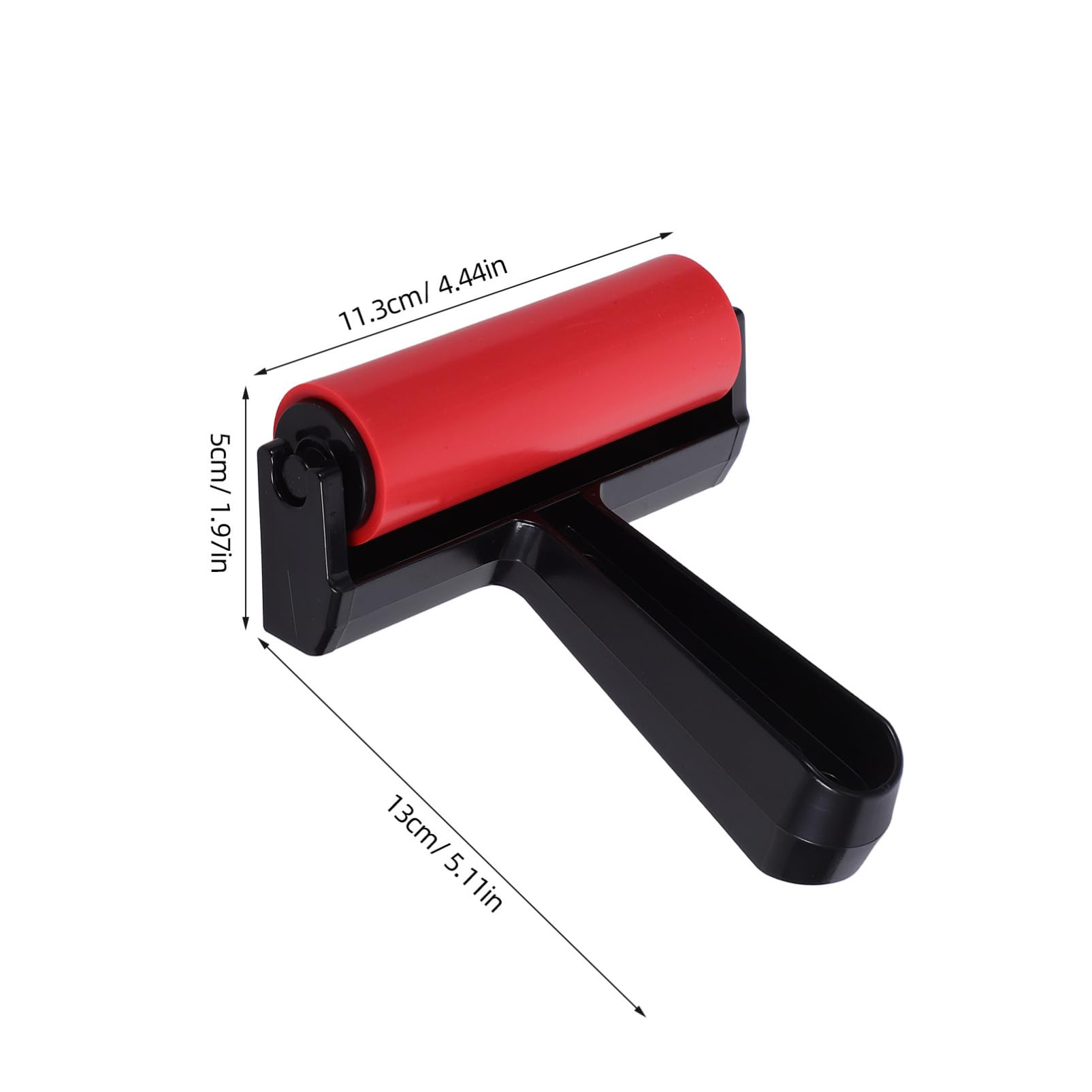 LALAFINA Rubber Roller Printmaking Tool Paint Brush Ink Applicator Art Craft Oil Painting Roller for Printmaking Wallpapers Stamping Gluing Supplies