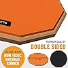 Slint 12 Inch Snare Drum Practice Pad and Sticks - Double Sided Silent Practice Drum Pad and Sticks & Storage Bag for 4 Inch Snare Drum Pad- Snare Practice Pad for Drumming with Two Surfaces (Orange) #2