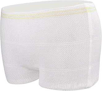 Disposable Mesh Panties 20 Count Mesh Postpartum Underwear Maternity Underwear Postpartum for Women Carer Soft, Breathable, Stretchy Briefs, Small