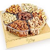 Gourmet Mixed Nuts Gift Basket | Gift Platter Includes 7 Assortments of Delicious Premium Nuts, Ideal for, Corporate Gifts & Special Occasions