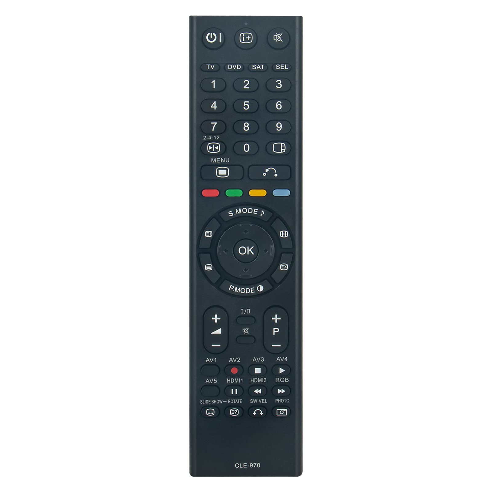 CLE-970 Replacement Remote Control fit for Hitachi Plasma HDTV TV 42PD8900TA 42PD8900 55PD8800 42PD8800TA 55PD8800TA 42PD8800 42PD8800TA 32LD8800TA 37LD8800TA