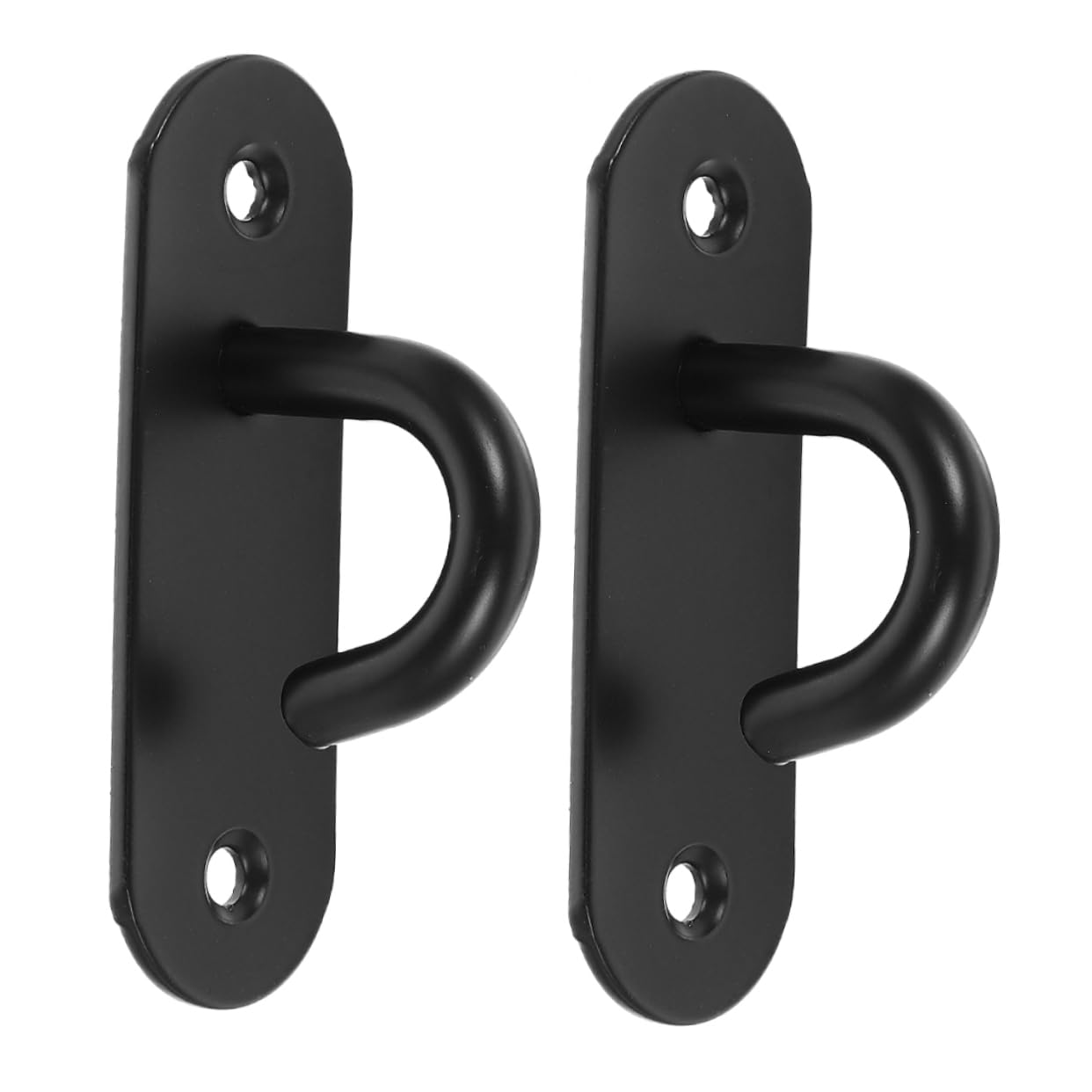 Sosoport Ancla De Ejercicio De Pared Cuerdas Ganchos De Alambre Ganchos En S para Colgar Bar Colgante Manijas De Bandas De Resistencia Manos Black Acero Inoxidable 304