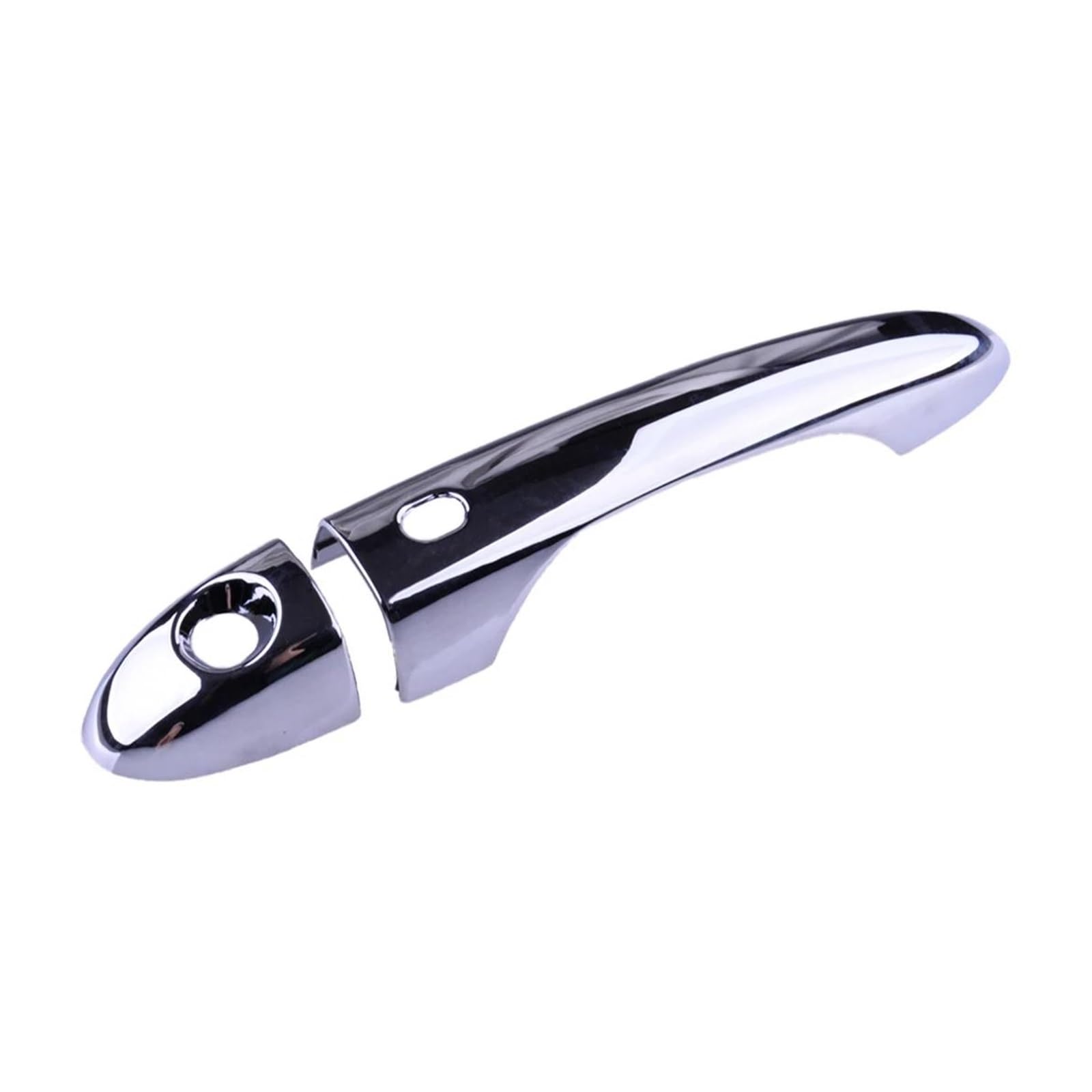 Cubierta Cromada Para Maneta De Puerta Fiat 500X 2016-2023 - ABS Autoadhesivo, Protección Antirayaduras