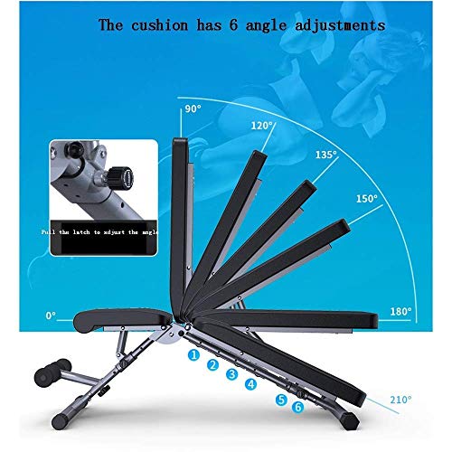 Weights Bench Weights Bench Fitness Crunches Abdominal Board Exercise Bench Multi-Functional Foldable Dumbbell Bench - Afbeelding 5