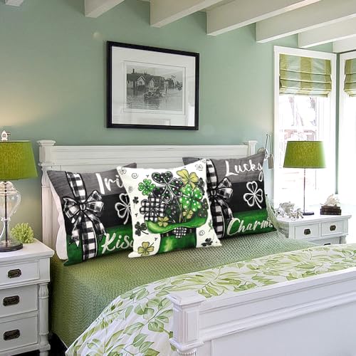 Housses de coussin Saint-Patrick 45,7 cm : taie décorative canapé et lit festive - 7