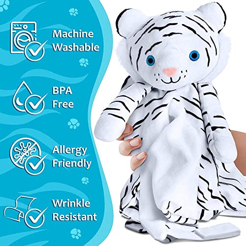 Baby Sleep Soother Lovey - White Noise & Lullaby Security Blanket- Reduce Night Time Wake Ups- Help Kids Go To Sleep Faster - Stay Asleep Longer - For Restless Kids- Easy To Use- Increase Moms Sleep #TOP4