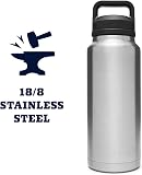 YETI Rambler Flasche Mit Chug-Verschluss, Stainless Steel, 36 oz (1 L) - 7