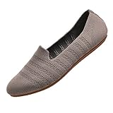 Leicht & Flexibel: Puxowe damen ballerina slip on flache Schuhe mit weicher Gummilaufsohle bieten große Freiheit und Komfort für Walking-Erlebnis.