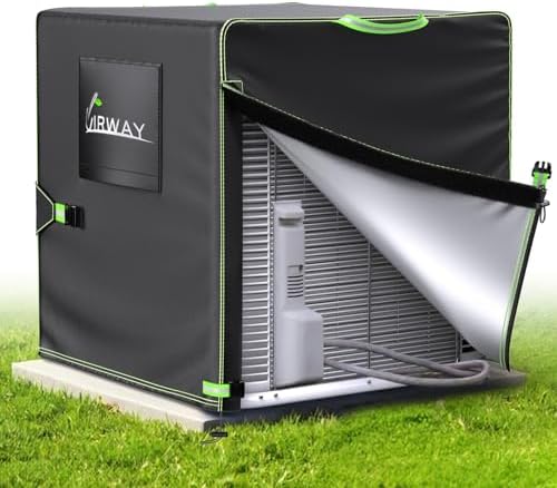 Amazon.com: UIRWAY 500D Air Conditioner Covers Winter, [2025 Upgraded ...
