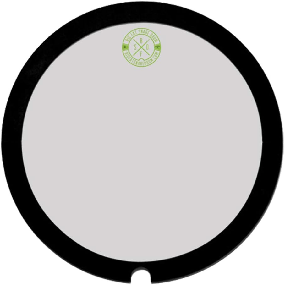 Big Fat Snare Drum Abfsd14-Gm 14-Inch "Green Monster" Drum Head - Black