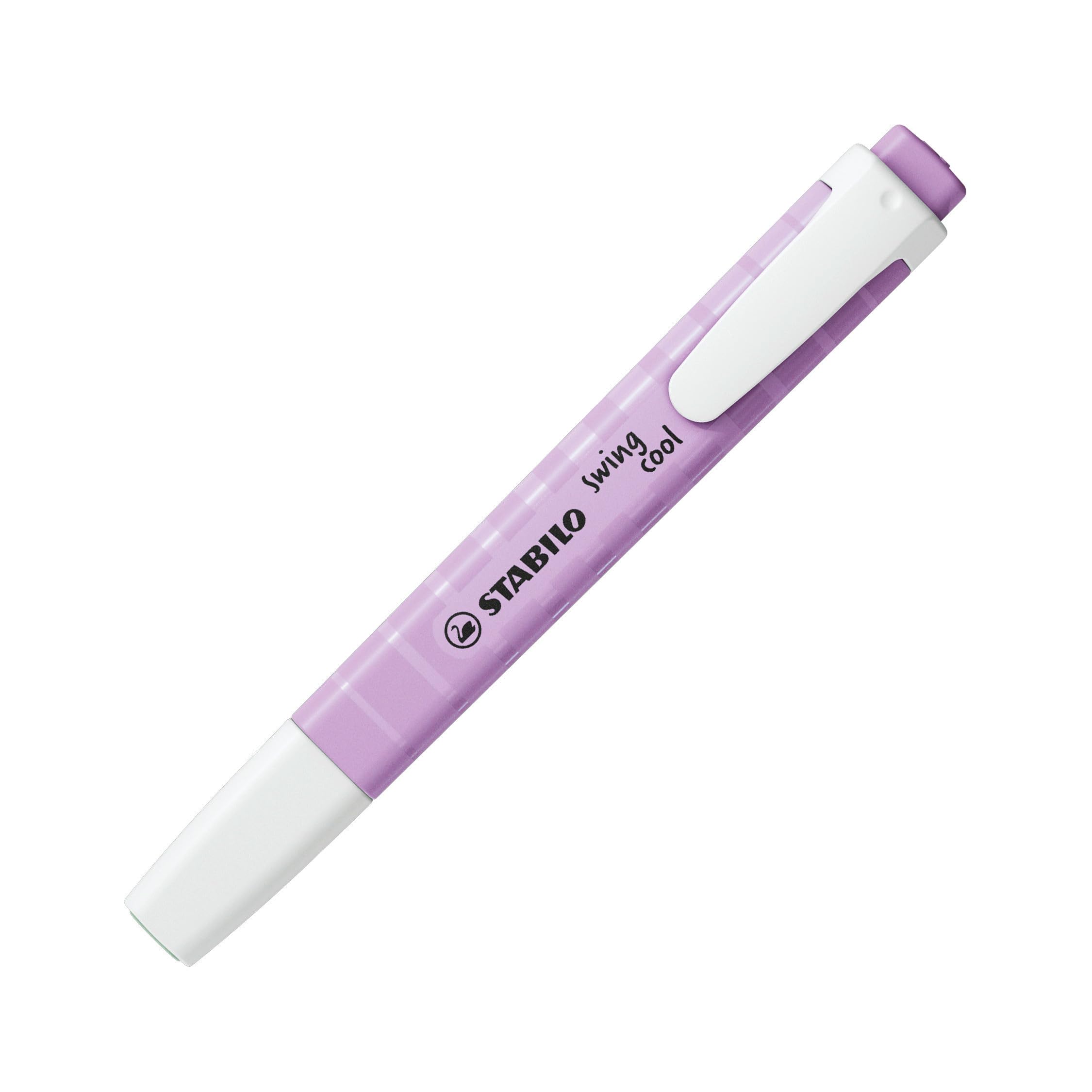 Stabilo 275/155-8 Chisel Tip Marker - Lilac, Chisel Tip, White, Round, 1 mm