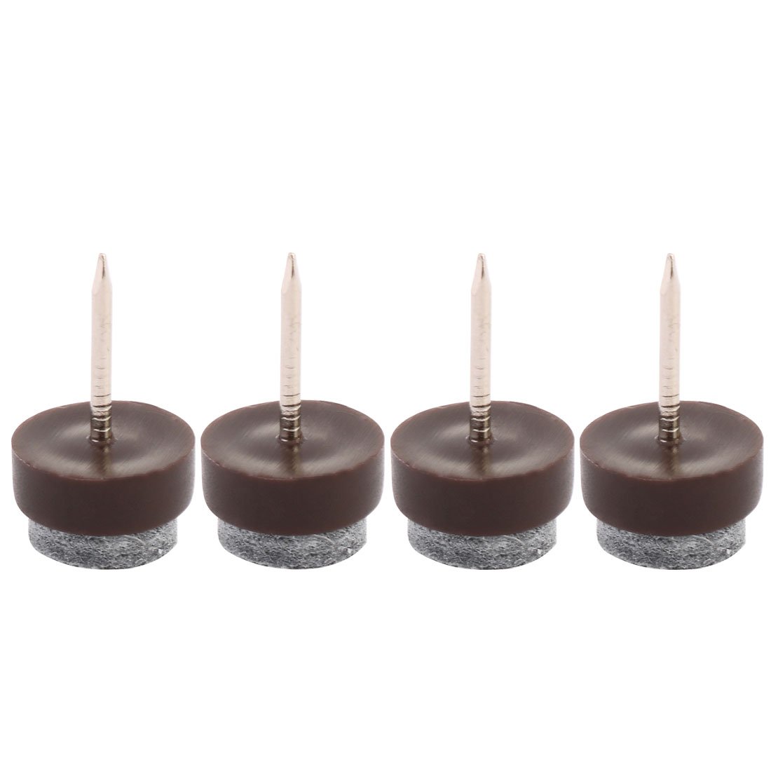 Family Table Chair Furniture Feet Legs Floor Protector Felt Pad Nails 20mm Dia Pack of 4 id 474