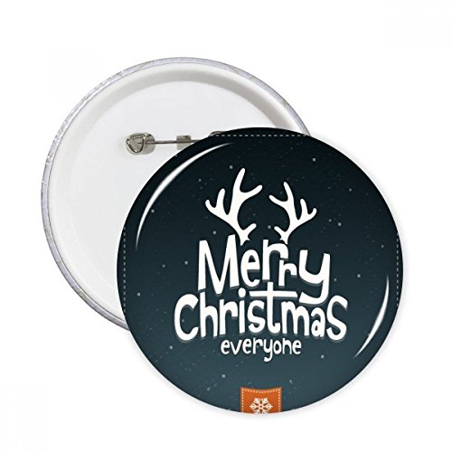 Badge Joyeux Noël renne un cadeau de table original pour vos invités de fête