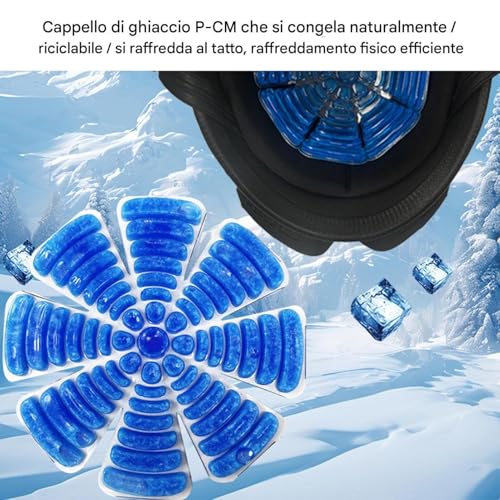 Interior refrescante para casco de bicicleta con forro reutilizable para camping 4