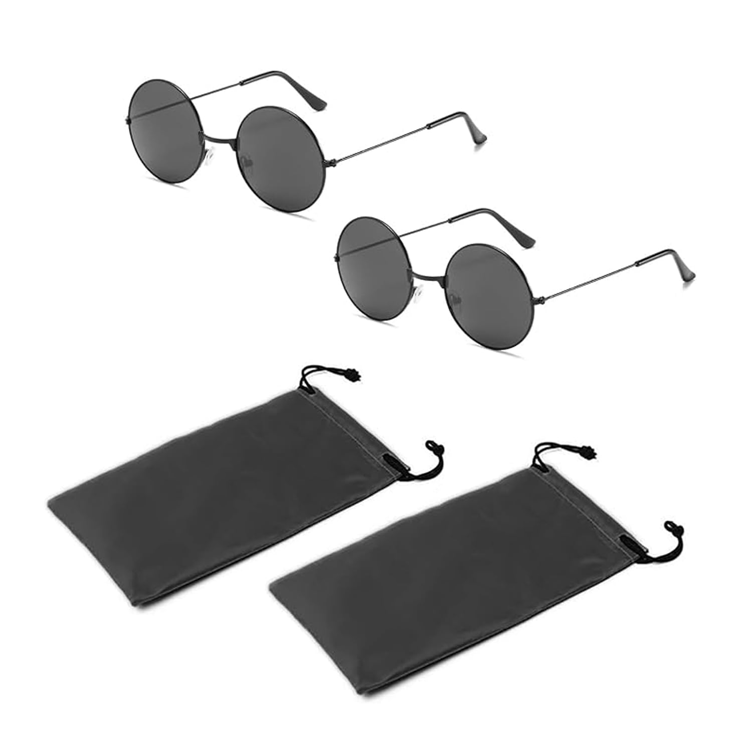 Accessoire Soleil Enfants TAFACE - Lot De 4 Lunettes De Soleil Enfants 4 Sacs - Modèles Fleurs Et Ours - Protection UV Occhiali Da Sole Neonato