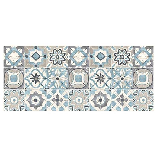 Vilber Gran Chef Kollar Alfombra, Vinilo, AZUL, 50x120x0.2 cm