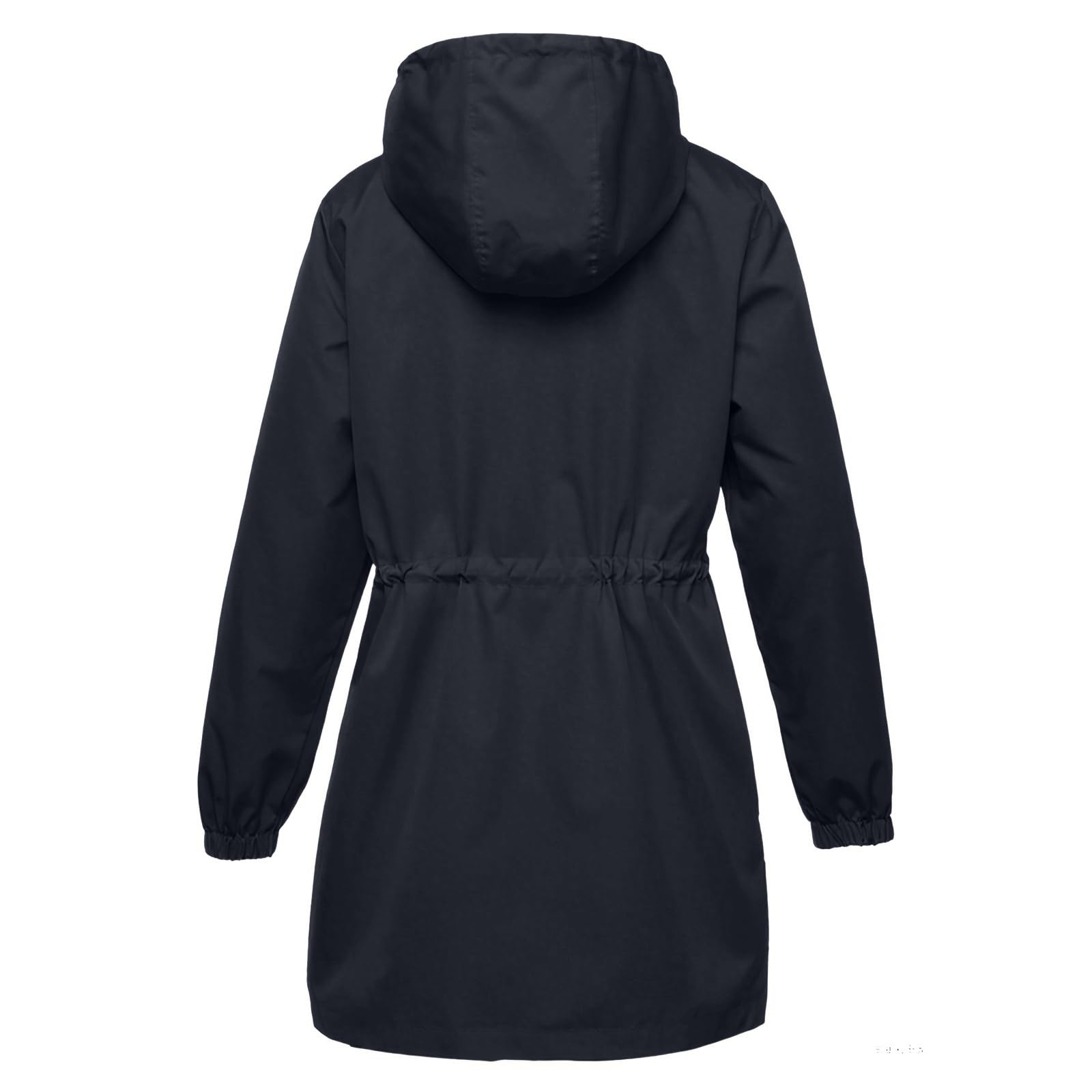 FUPODD Regenjacke Damen Wasserdicht Übergröße Regenmantel Lang Atmungsaktiv