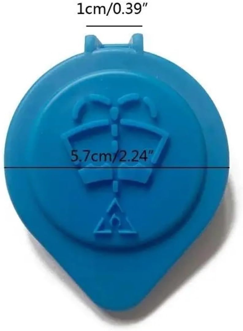 SUV Car Windshield Washer Reservoir Cover 61661379054 Tank Bottle Washer Fluid Cap Lid Fit For BMW E21 E28 E30 E32 E34 E39(Blue)