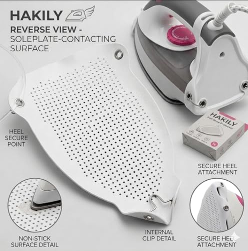 Image of Steam Iron Teflon Cover | Non-Stick Heat Resistant Iron Soleplate Cover | Protects Clothes from Shine, Burns & Scorching | Universal Fit for Steam & Dry Irons