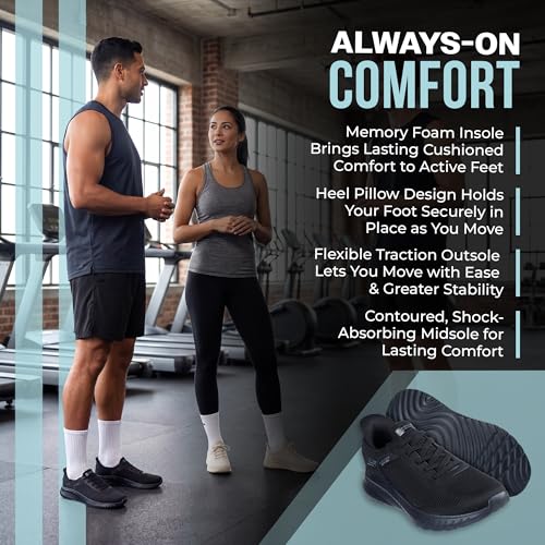 Image of Skechers Men's Hands Free Slip-ins BOBS Sport Squad Chaos - Solid Step Shoe