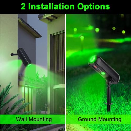 Luz LED solar para pared exterior en caminos de jardin y arboles decorativos 7
