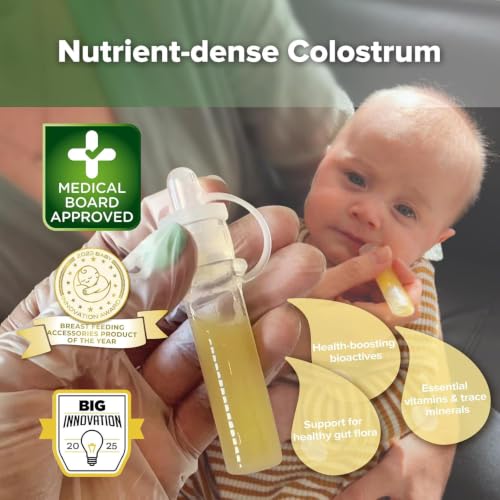 Image of haakaa Colostrum Collector Kit for Collecting & Newborn Feeding, 4ml-2pcs
