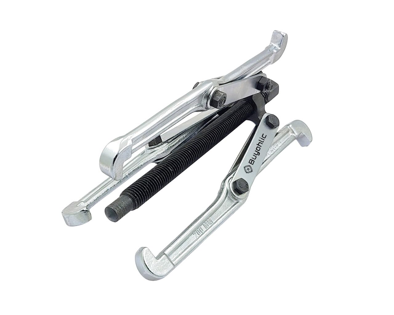 BUYOHLIC Extractor de polea de acero forjado de 3 patas/extractor de rodamientos externos (10 pulgadas ~ 250 mm)