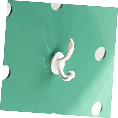 Miniatura 9 de STOBAZA 25 piezas de mini ganchos de casa para muñecas, ganchos para sombreros, ganchos para colgar para decoración, ganchos para toallas, ganchos